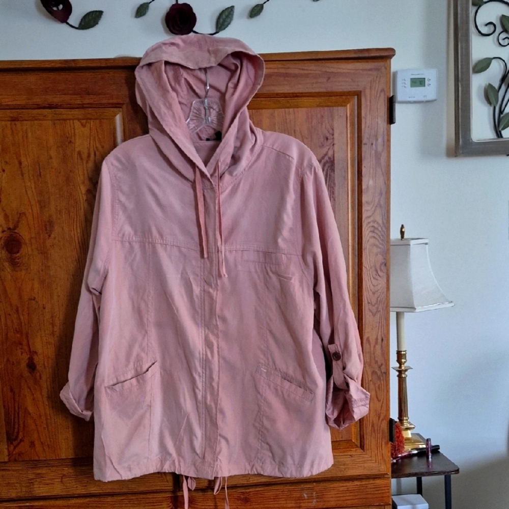 Perch Pale Pink Lightweight Jacket 1X